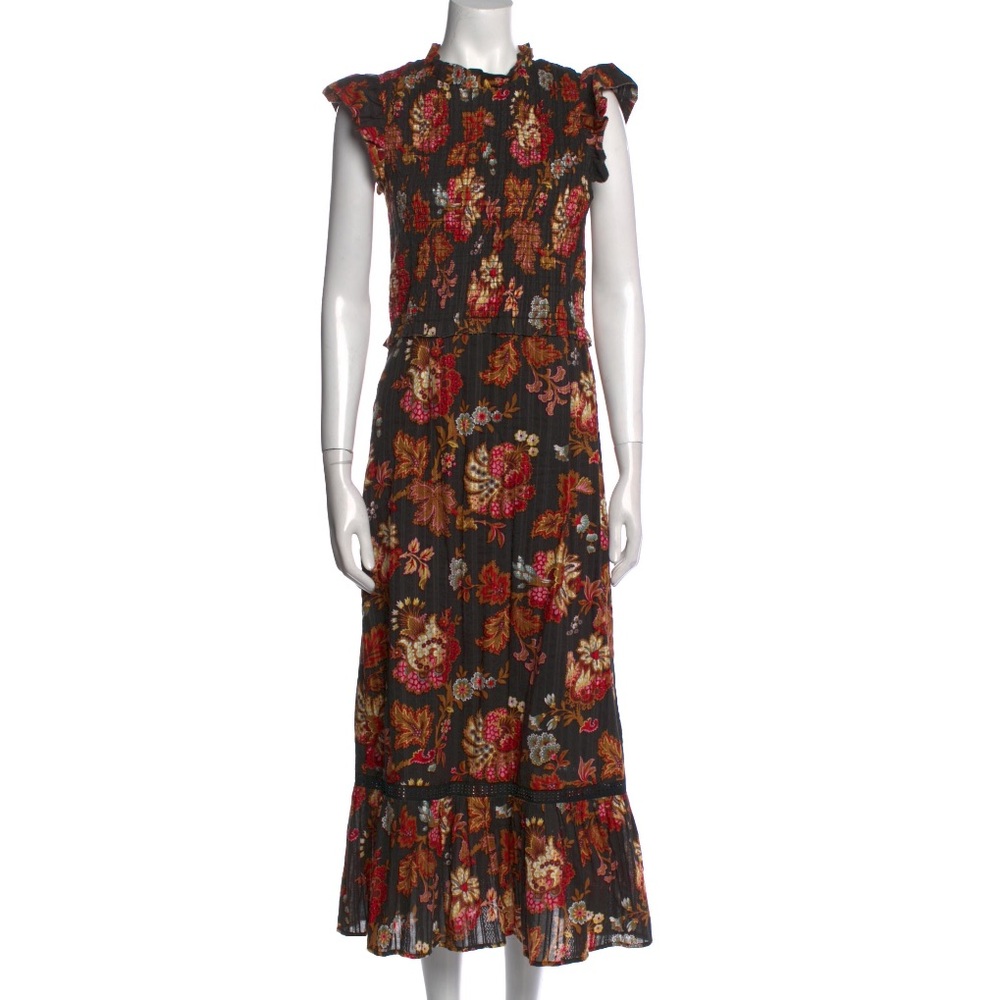 Sea New York maxi floral 100% cotton dress
